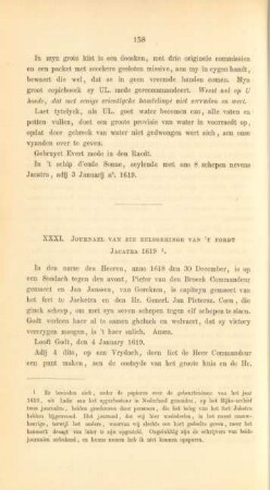 XXXI. Journael van die belegeringe van't fordt Jacarta 1619