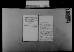Schreiben von Hermann Stähmisch, Bruchsal, an August Lamey: Vorbereitung einer Eingabe beim Justizministerium.