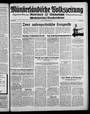 Münsterländische Volkszeitung : Rheiner Volksblatt : Westfälische Nachrichten : allgemeiner Anzeiger für Rheine und Neuenkirchen