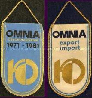 Wimpel der Firma Omnia