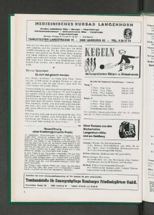 Neue Romane aus den Bücherhallen Langenhorn-Mitte und am Heidberg