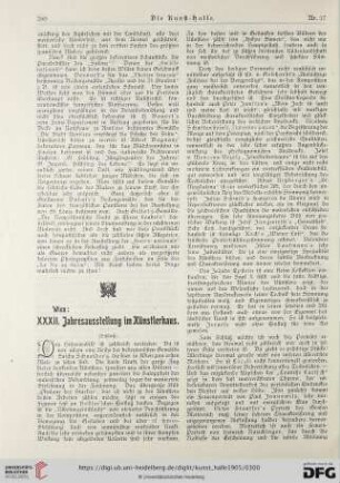10: Wien: XXXII. Jahresausstellung im Künstlerhaus