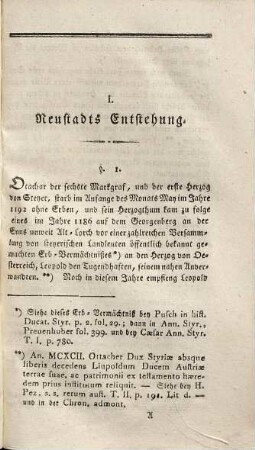 Geschichte der k. k. Stadt Wienerisch-Neustadt