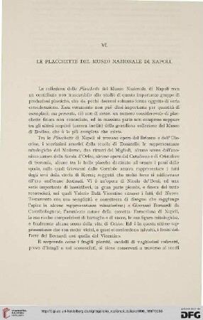 4.1896/97: Le placchette del Museo Nazionale di Napoli