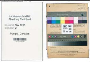 Entnazifizierung Christian Pampel , geb. 05.10.1901 (Konstrukteur)