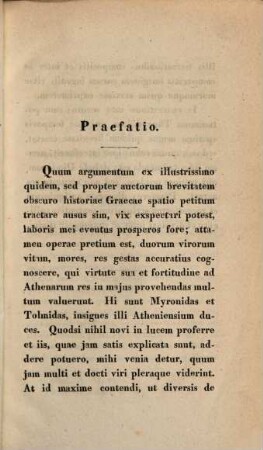 De Myronida et Tolmida Atheniensium ducibus : dissertatio inauguralis