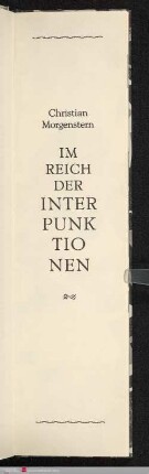Im Reich der Interpunktionen