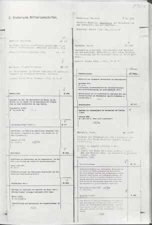 2. Historische Hilfswissenschaften