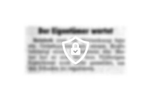 Der Eigentümer wartet
