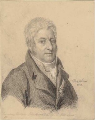 Bildnis Bartsch, Adam von (1757-1821), Kupferstecher, Kunsthistoriker
