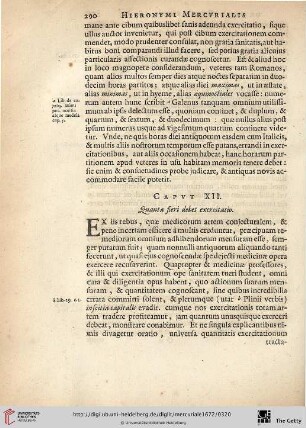 Caput. XII.: Quanta fieri debet exercitatio