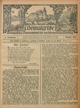 2.1917: Heimatgrüße