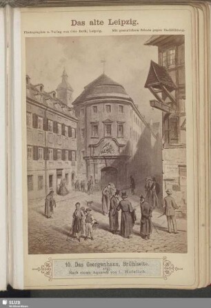 10. Das Georgenhaus, Brühlseite