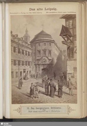 10. Das Georgenhaus, Brühlseite