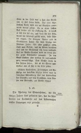 §. 18. [Wüste Ländereyen]