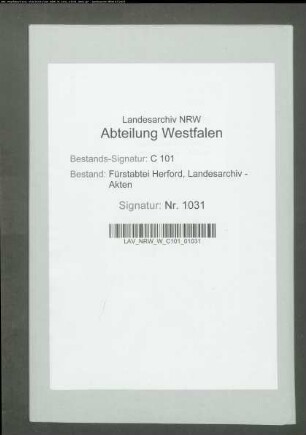 Beitrag der geistlichen Korporationen zur Staatsanleihe