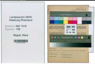 Entnazifizierung Klara Nippel , geb. 17.06.1883 ()
