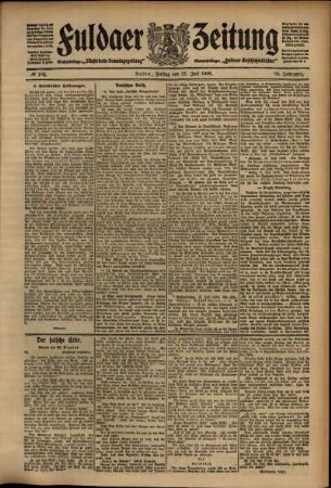 Ausgabe vom Freitag, den 17. Juli 1908.
