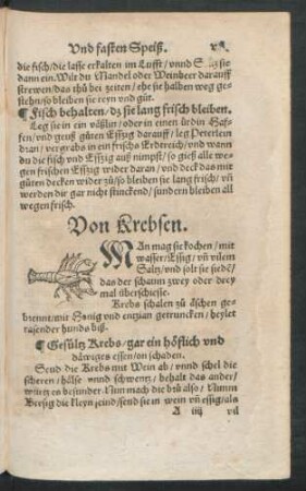 Von Krebsen.