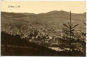 Löbau. Blick auf Löbau