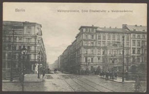 Ansichtskarte Waldemarstraße, Ecke Elisabethufer [1/2]
