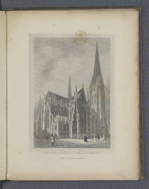 Die neue Nicolai-Kirche in Hamburg
