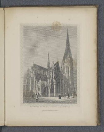 Die neue Nicolai-Kirche in Hamburg