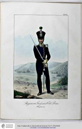Regiment Gross- und Erb-Prinz. Hauptmann