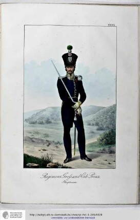 Regiment Gross- und Erb-Prinz. Hauptmann