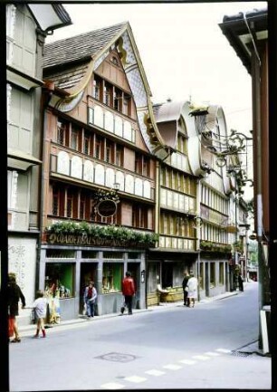 Appenzell: Apotheke und Nachbarhäuser