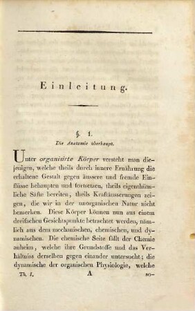 Anfangsgründe der Anatomie des gesunden menschlichen Körpers, 1