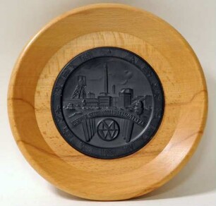 Kohlekeramikplakette "Essener Steinkohlenbergwerke AG"