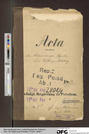 Auswanderungsagent Louis Kolbe in Oderberg