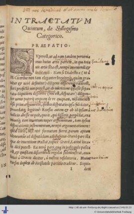 Tractatus Quintus
