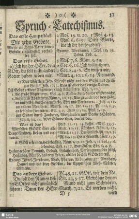 Spruch-Catechismus