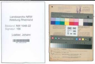 Entnazifizierung Johann Loebler , geb. 08.04.1912 (Betriebsleiter)