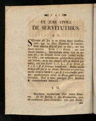 4-11, De Servitutibus