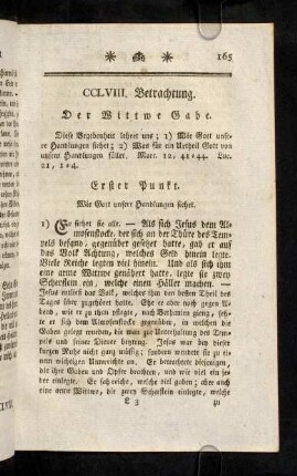 165-171, Der Wittwe Gabe.