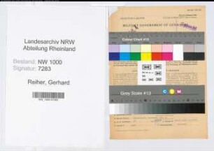 Entnazifizierung Gerhard Reiher, geb. 20.01.1908 (Steuerinspektor)