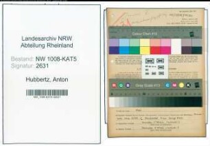 Entnazifizierung Anton Hubbertz , geb. 02.09.1910 (Arzt)