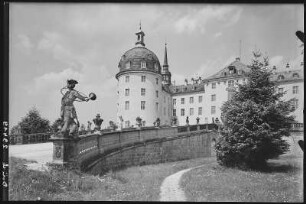 Moritzburg. Aufgang zum Schloss