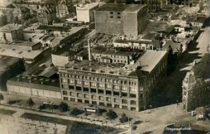 Hugo Haschke Zigarrenfabriken Leipzig: Fliegeraufnahme