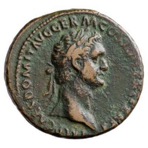 Münze, As, bis 18 September 96 n. Chr.
