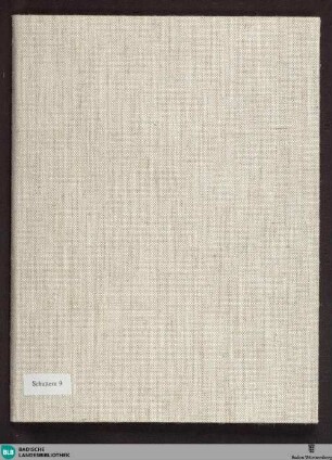 Summa theologicae, Fragment - Cod. Schuttern 9