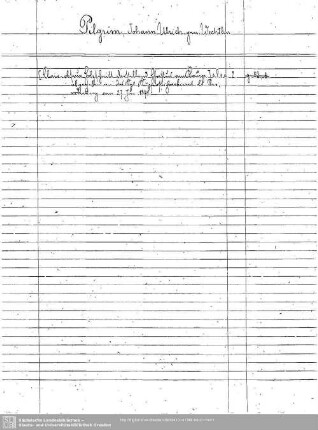 Pilgrim, Johann Ulrich: Pilgrim, Johann Ulrich