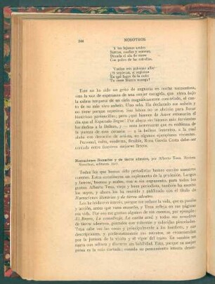 Narraciones literarias y de tierra adentro, por Alberto Tena