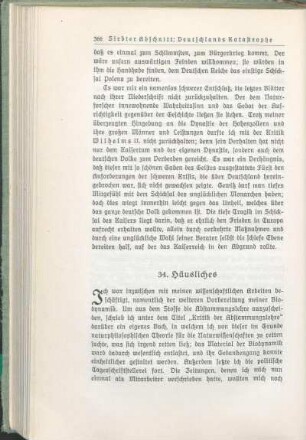 34. Häusliches