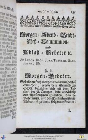 Morgen-Gebeter.