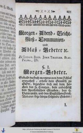 Morgen-Gebeter.