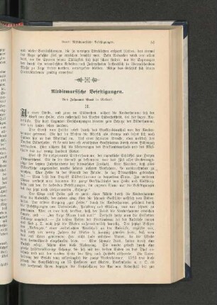 Altditmarsische Befestigungen. II.